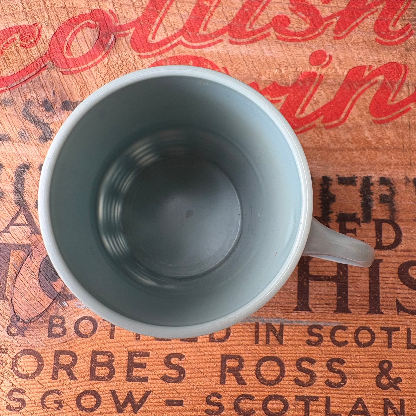 【1950s-1960s USA vintage】MR. PEANUT Plastic Mug Blue
