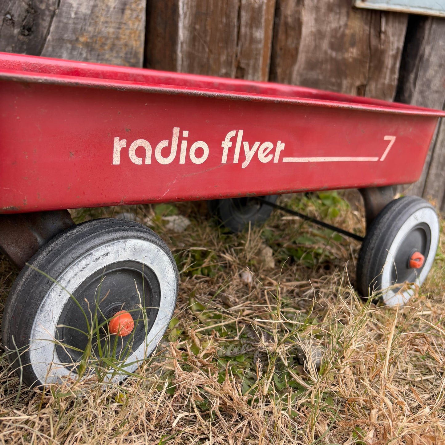 【1950s? USA vintage】radio flyer wagon