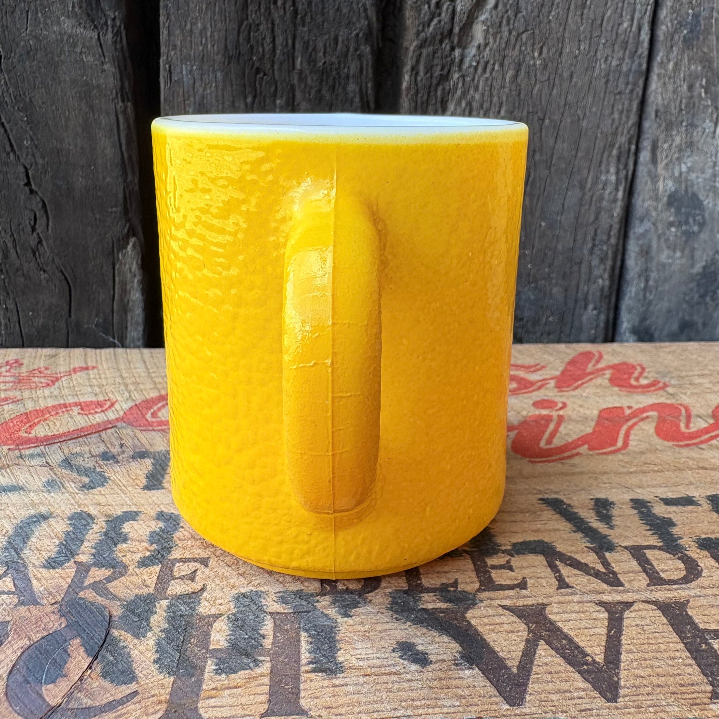 【USA vintage】Hazel Atlas Orange Peel Mug
