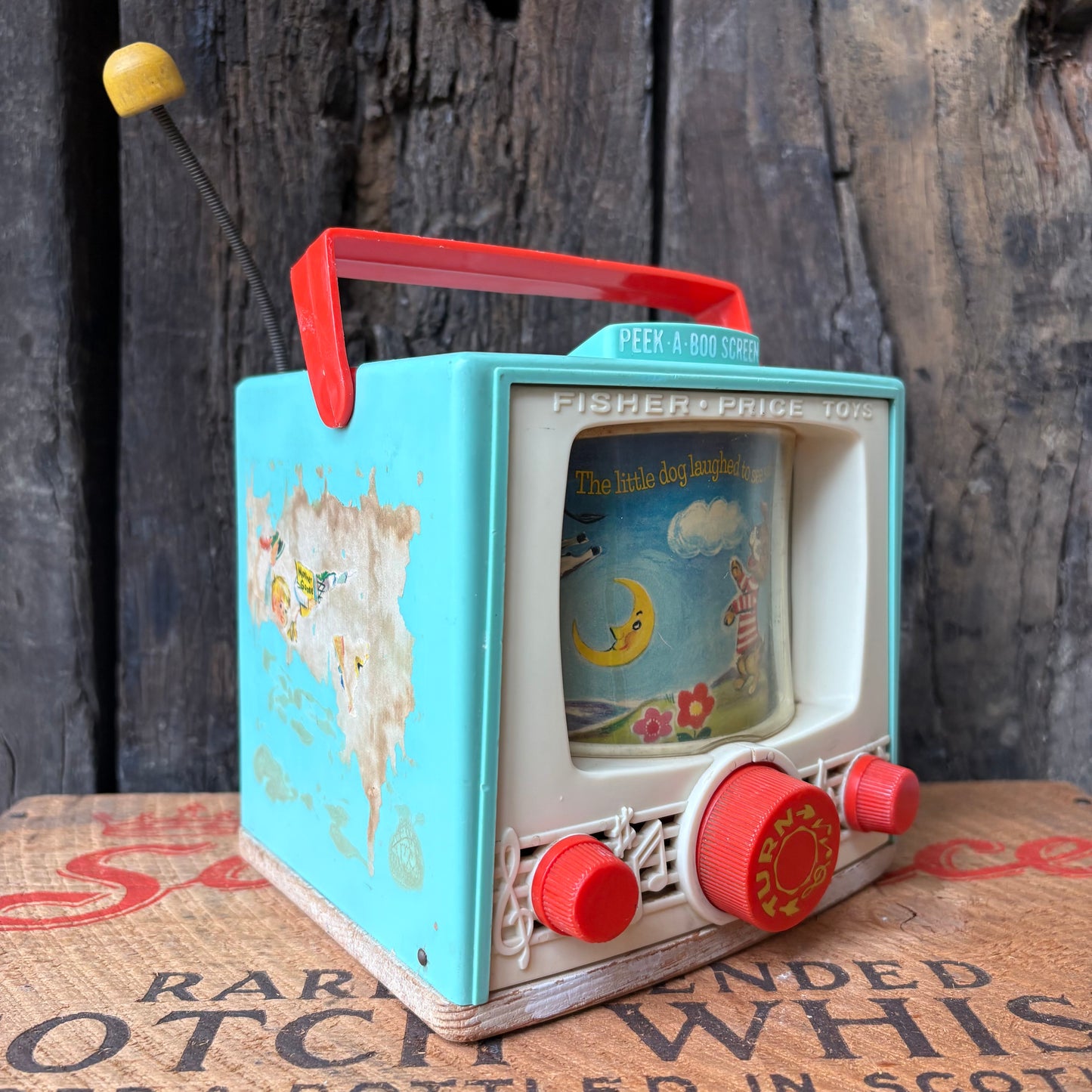 【1960s USA vintage】Fisher-Price PEEK-A-BOO Screen TV