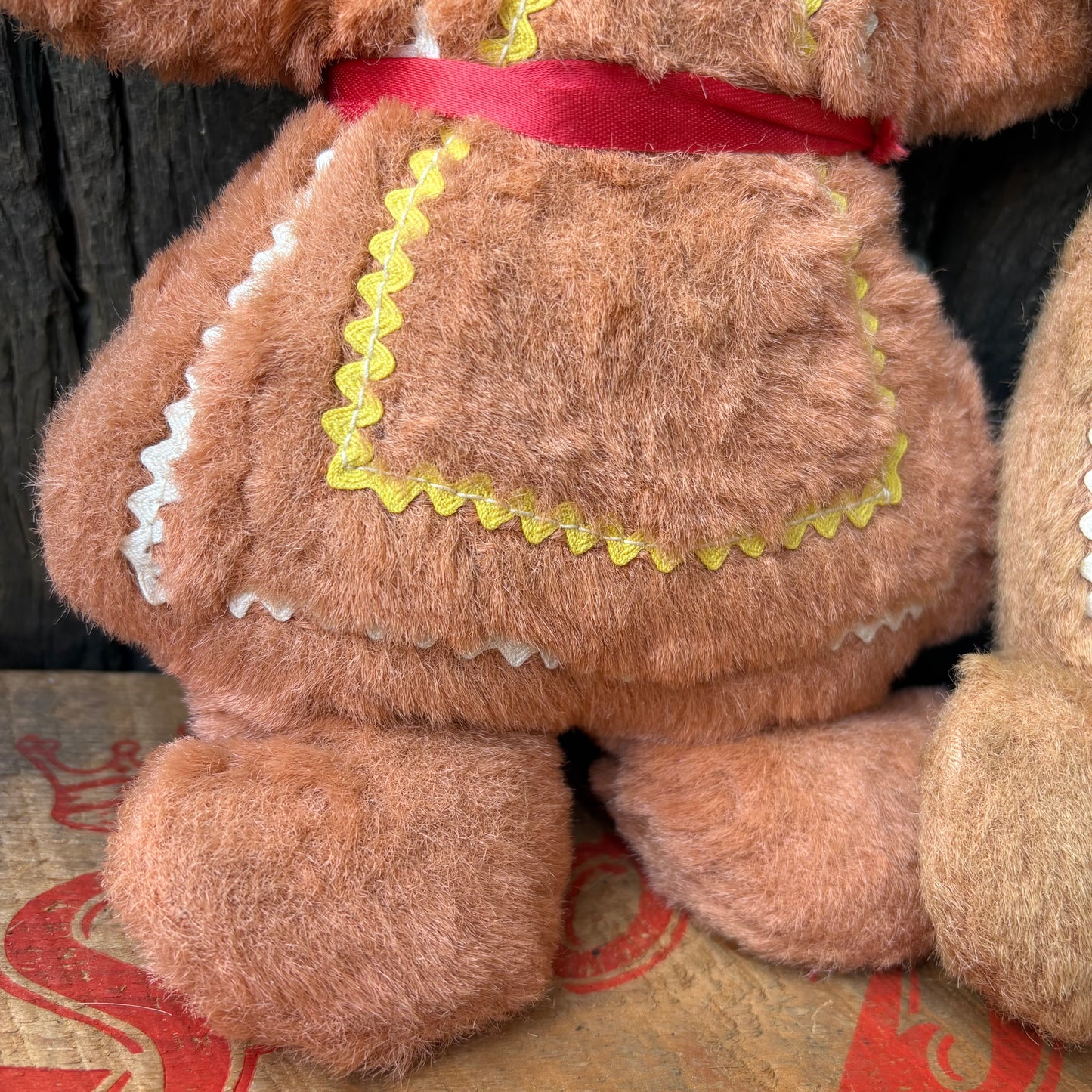 【1960s USA vintage】Knickerbocker Gingerbread Plush set