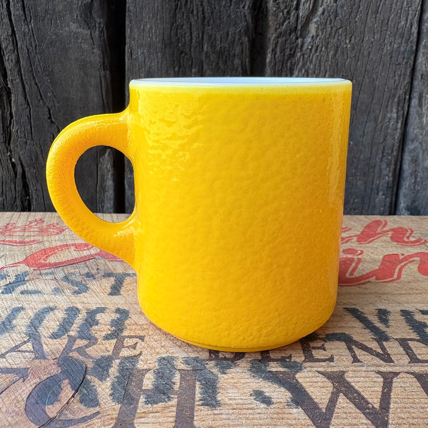 【USA vintage】Hazel Atlas Orange Peel Mug