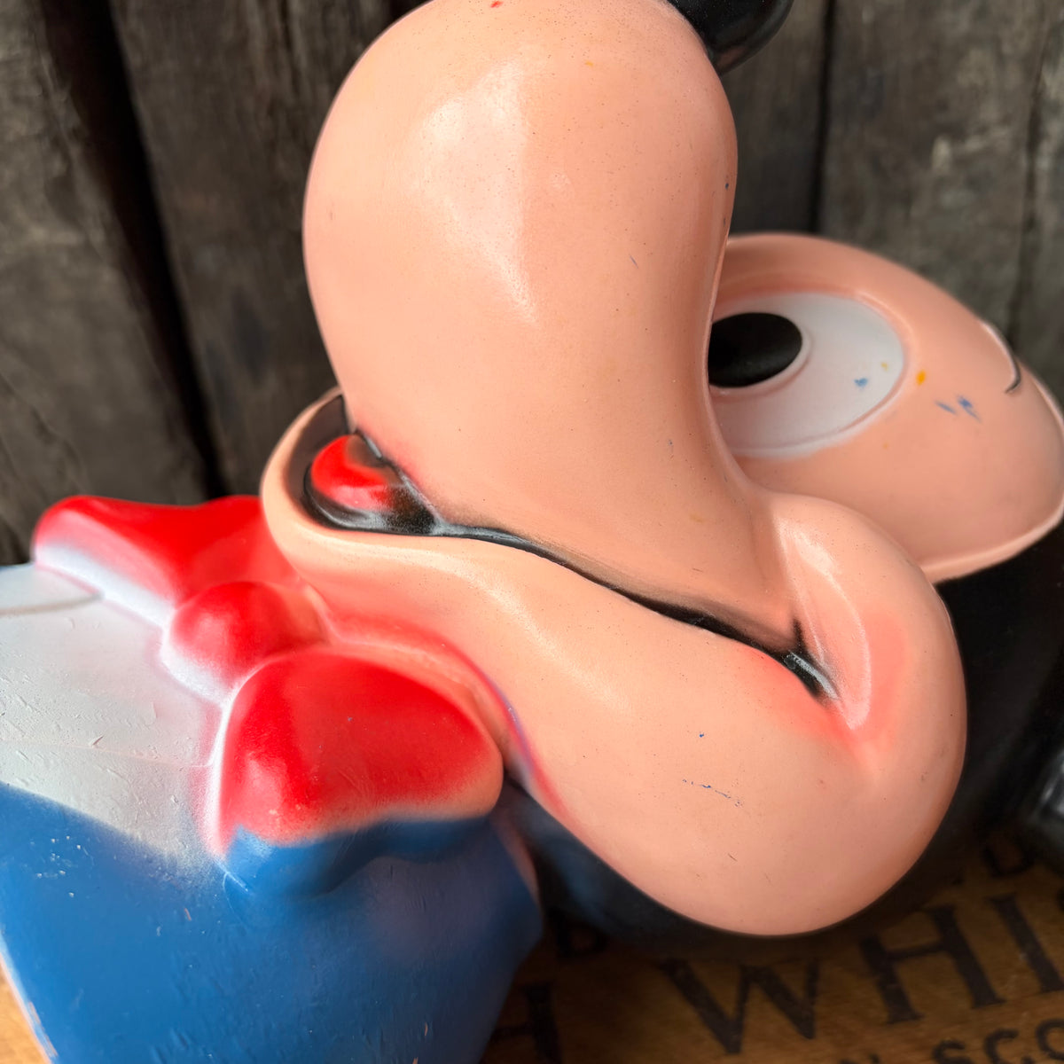 【1971 USA vintage】PLAY PAL Disney Mickey Mouse Head Coin Bank