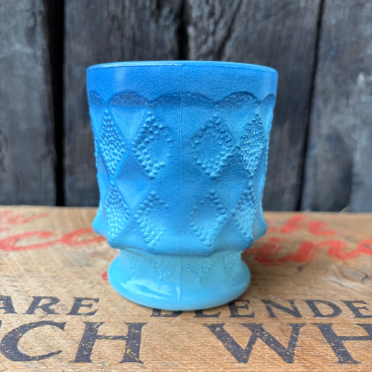 【1960s-1976 USA vintage】Fire-King Kimberley mug Blue