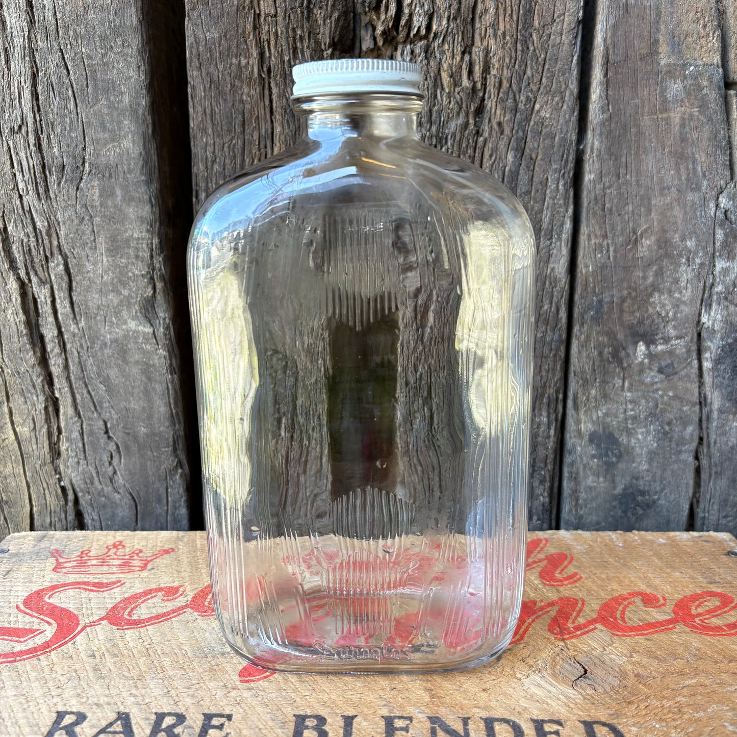 【1920s-1940s USA vintage】Owens-Illinois Duraglas Glass Bottle