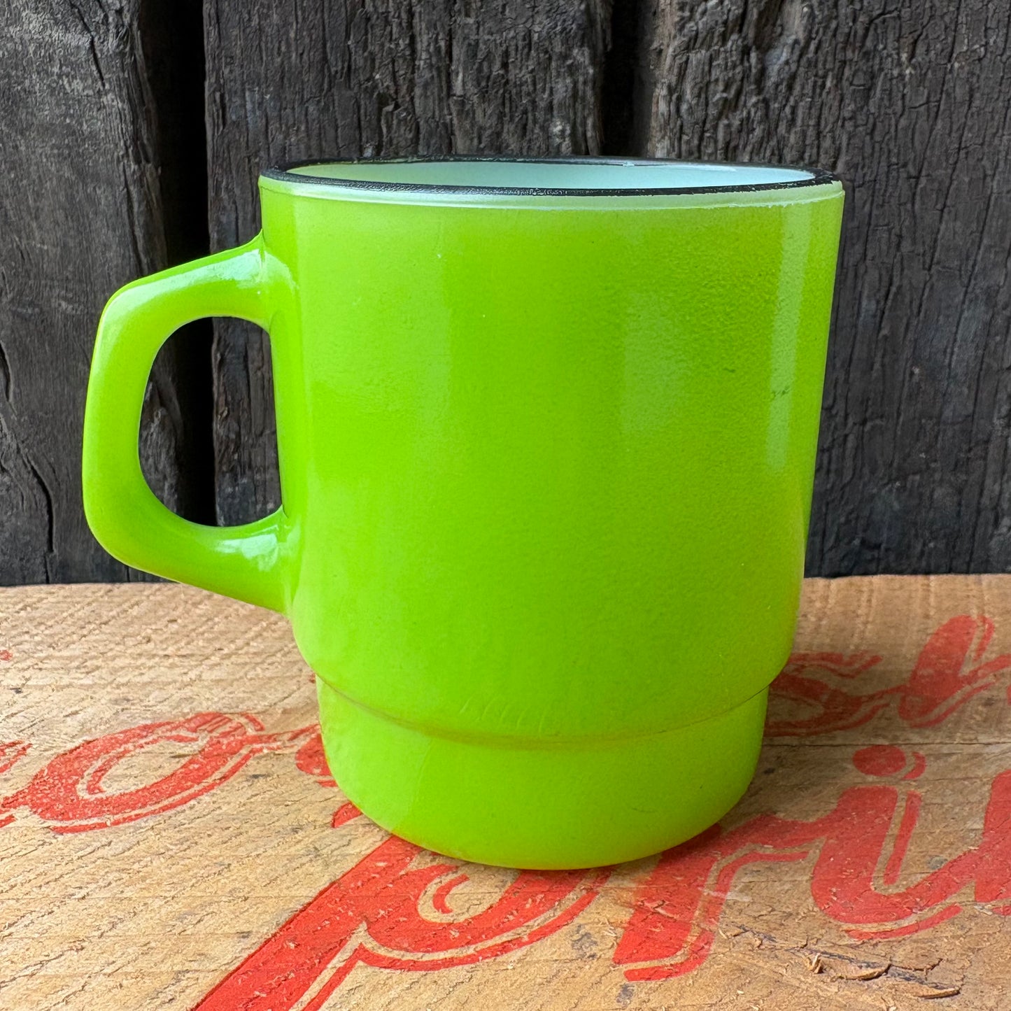 【1960s USA vintage】Fire-King Green