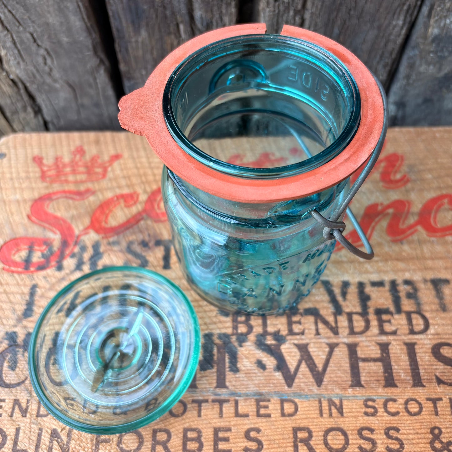 【USA vintage】BANNER WIDE MOUTH Fruit Jar