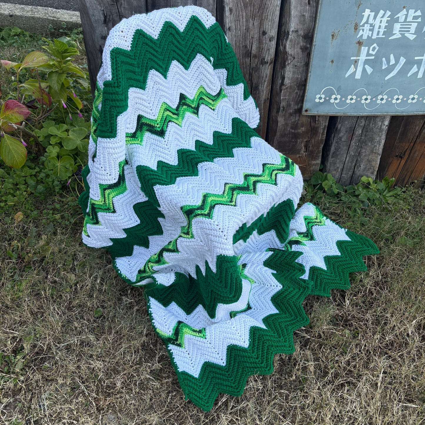 【USA vintage】granny blanket