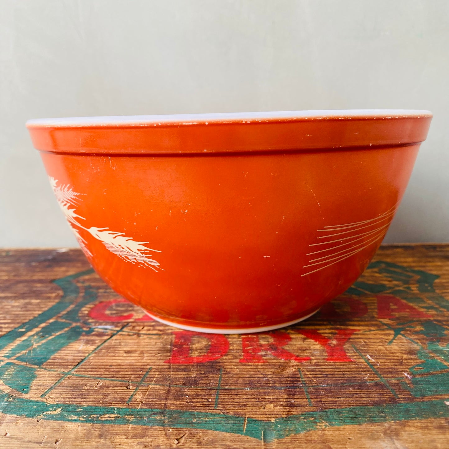 【1950s- USA vintage】PYREX MIXING BOWL オータムハーベスト