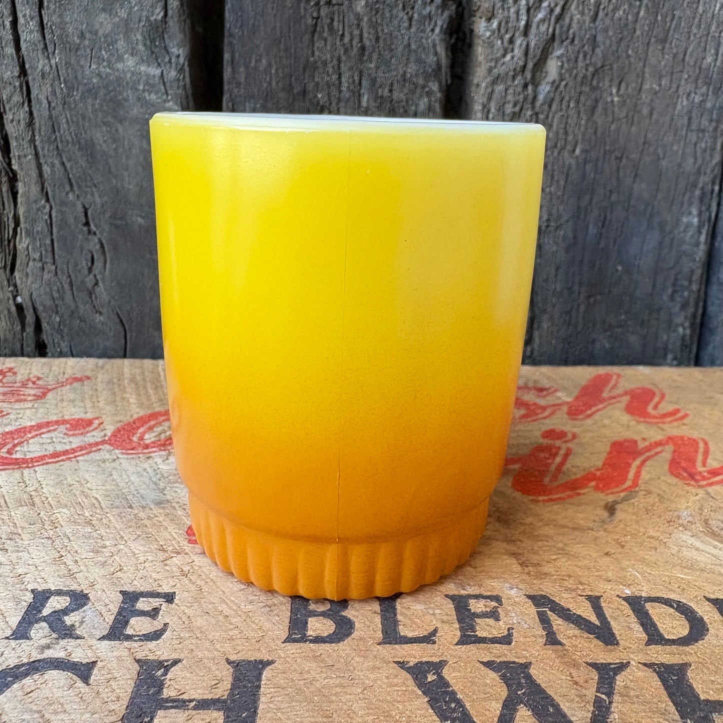 【1960-1976 USA vintage】Fire-King ribbedbottom Mugcup