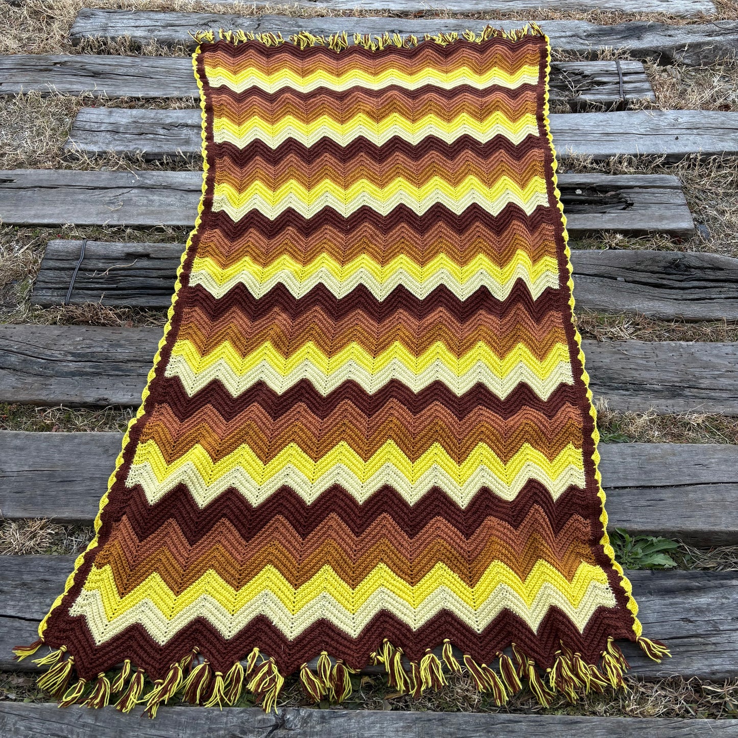 【USA vintage】granny blanket