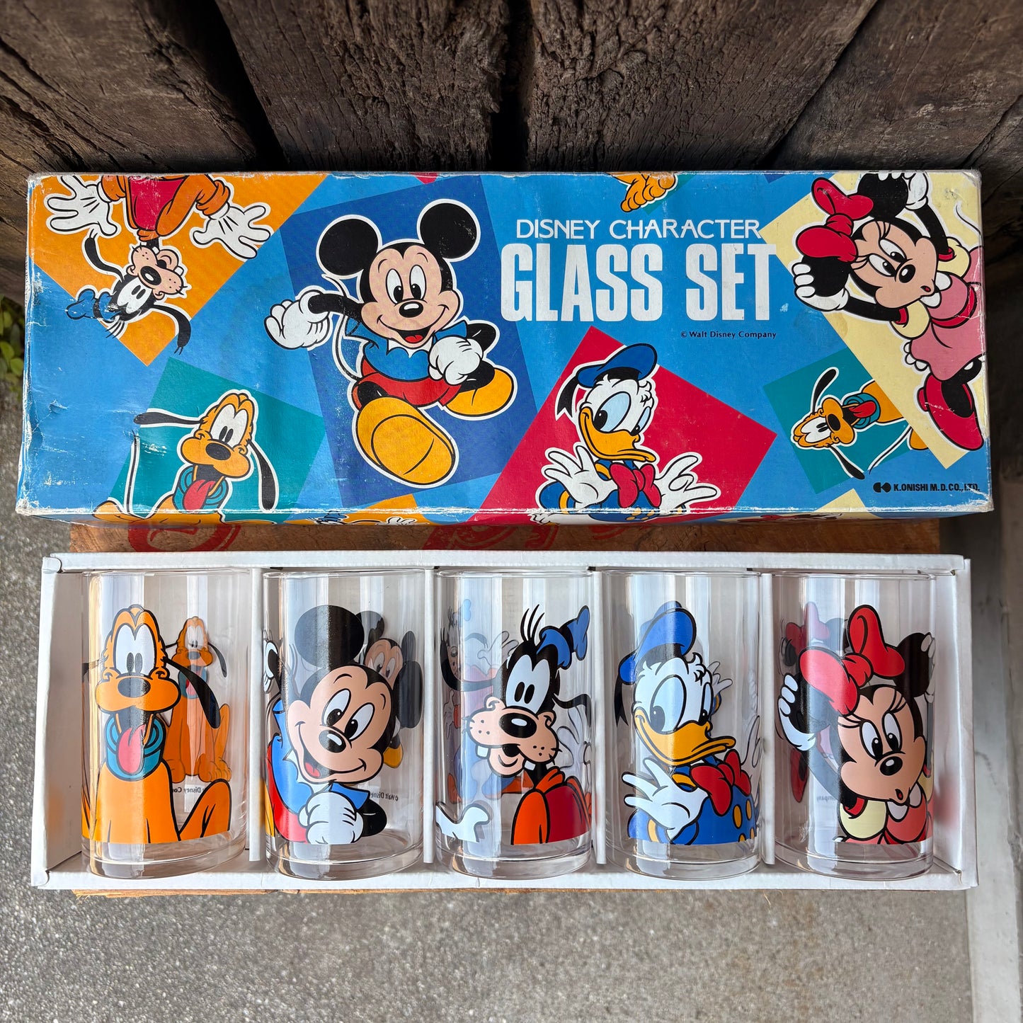 【1980s vintage】Disney Character GLASS SET