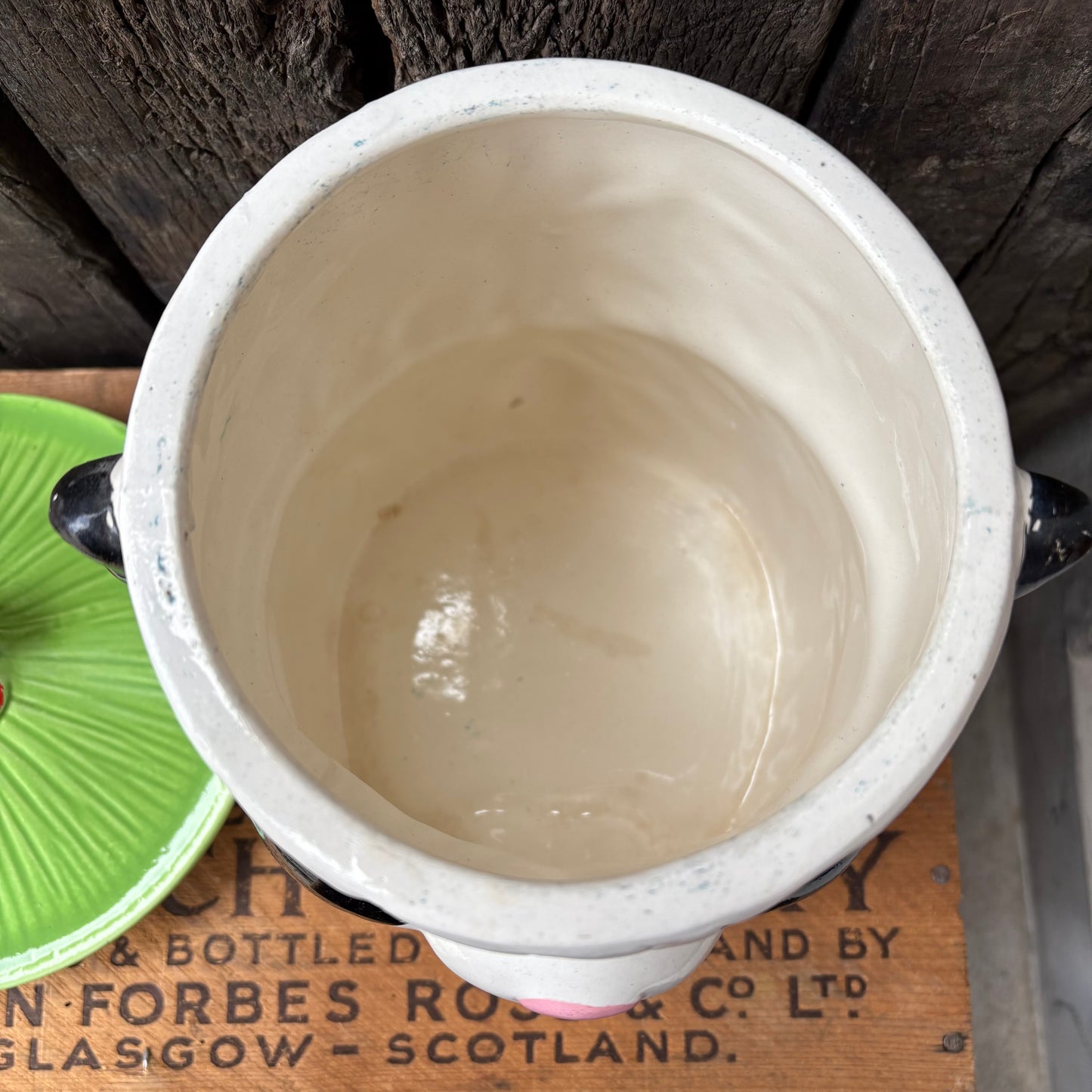 【1960s JAPAN vintage】Ceramic Cookie Jar panda