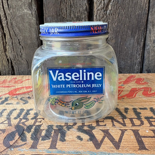 【1967 USA vintage】Vaseline Peter Rabbit Plastic Nursery Jar