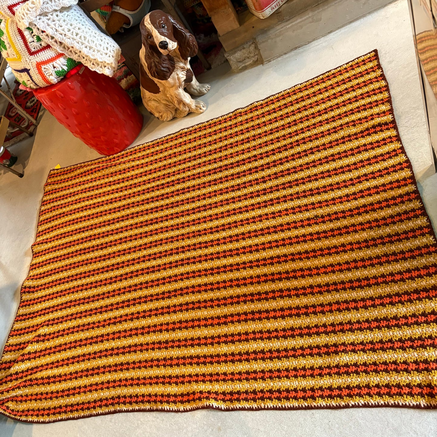 【USA vintage】granny blanket