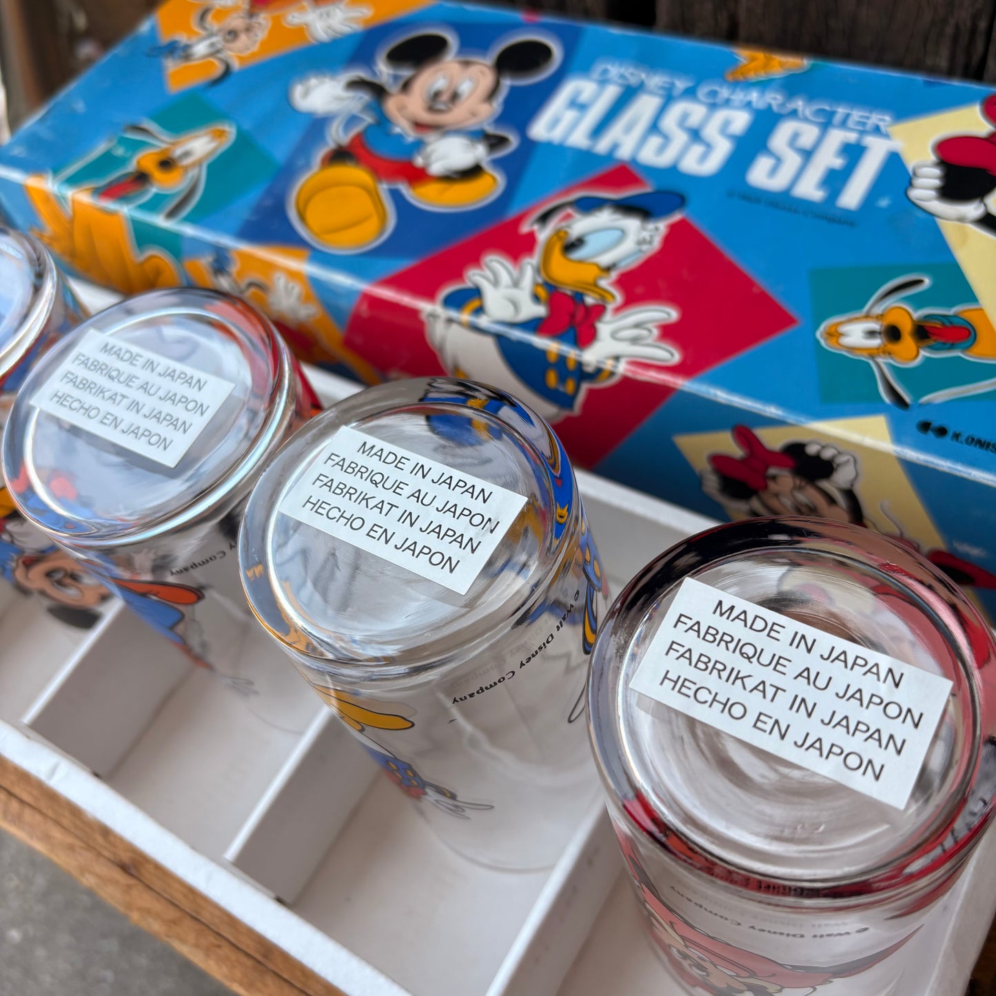 【1980s vintage】Disney Character GLASS SET