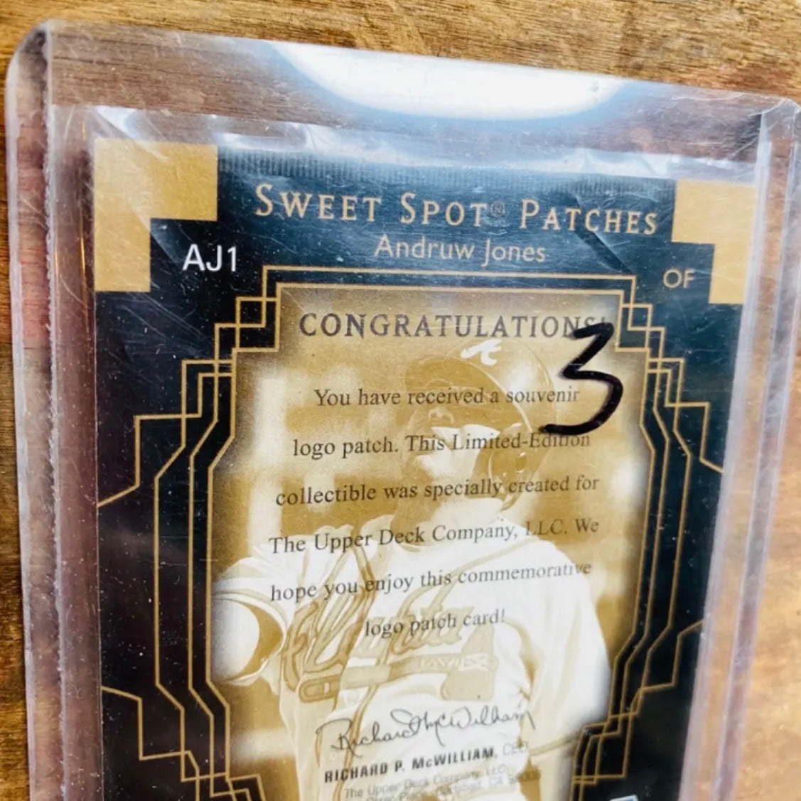 SWEET SPOT PATCHES MLB 記念ワッペン カード 25
