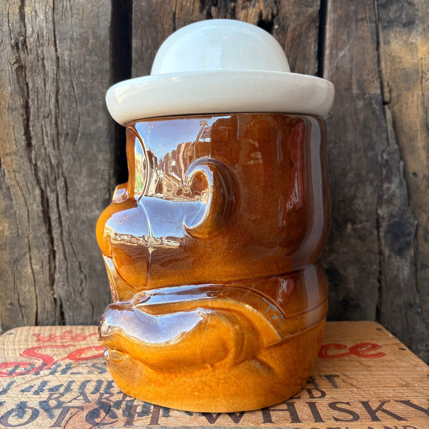 【1960s JAPAN vintage】Monkey Cookie Jar