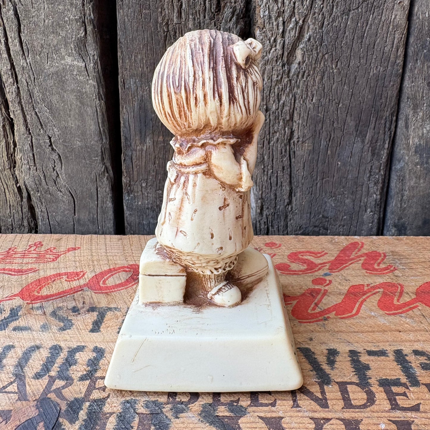 【1975 USA vintage】R&W Berries “Sorry to See You Go” Message Doll