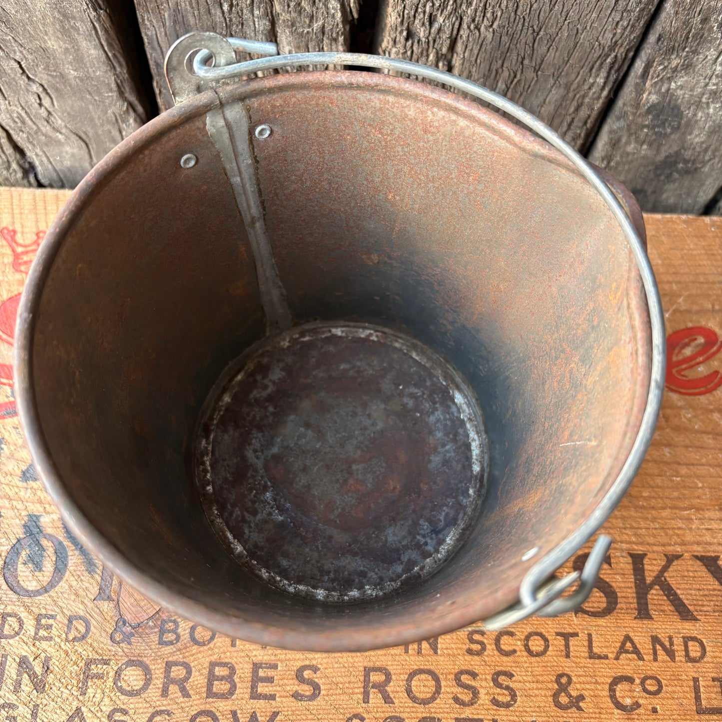【1970s USA vintage】Budweiser Advertising Metal Bucket