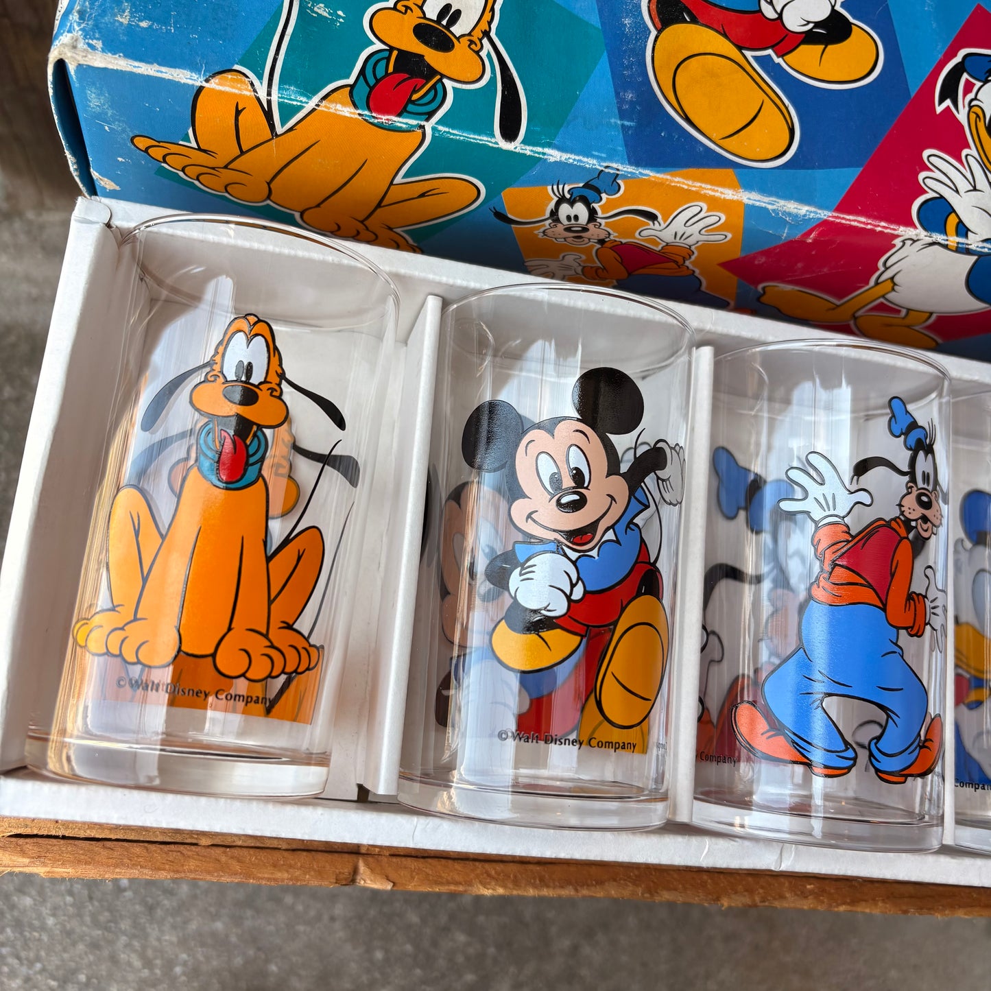 【1980s vintage】Disney Character GLASS SET