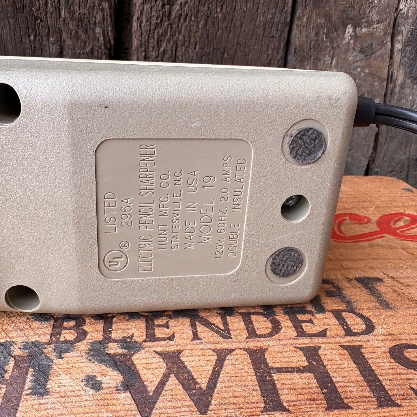 【1960s USA vintage】BOSTON Model 19 Electric Pencil Sharpener