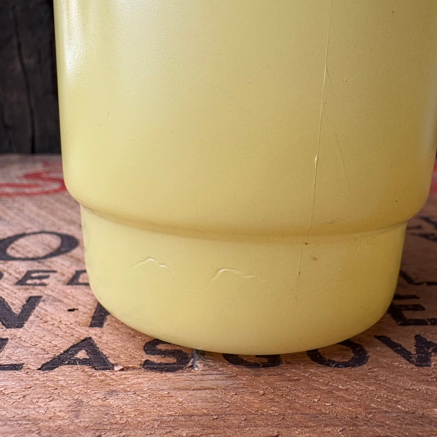 【1960s USA vintage】Fire-King mugcup yellow