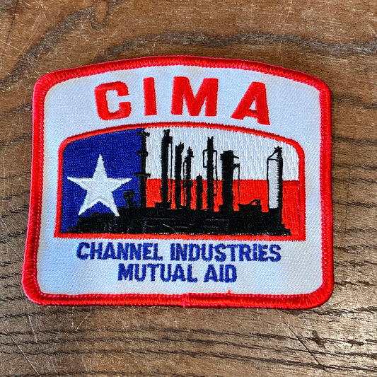 【USA vintage】ワッペン　CIMA Channel Industries Mutual Aid