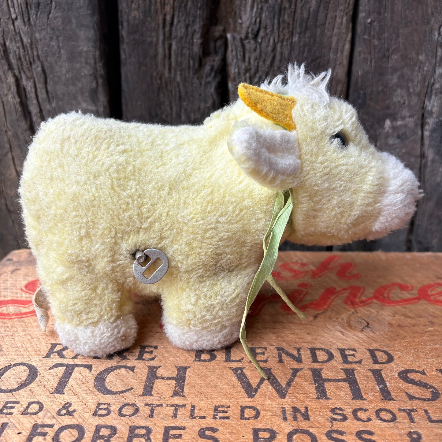 【1970s USA vintage】Eden Musical Cow Plush