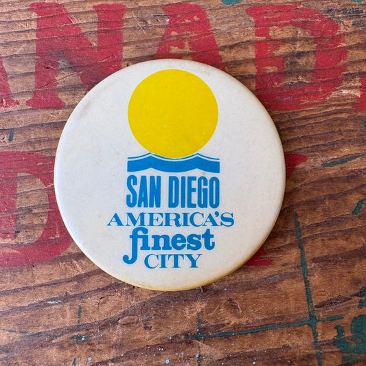 【USA vintage】PINBACK BUTTON SAN DIEGO