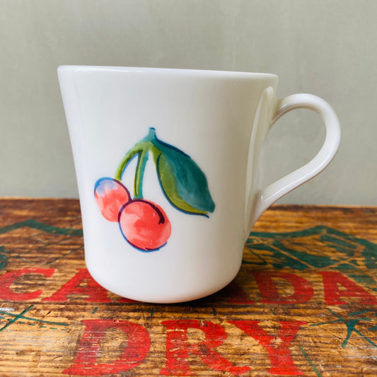 【USA vintage】CORNING mug fruits