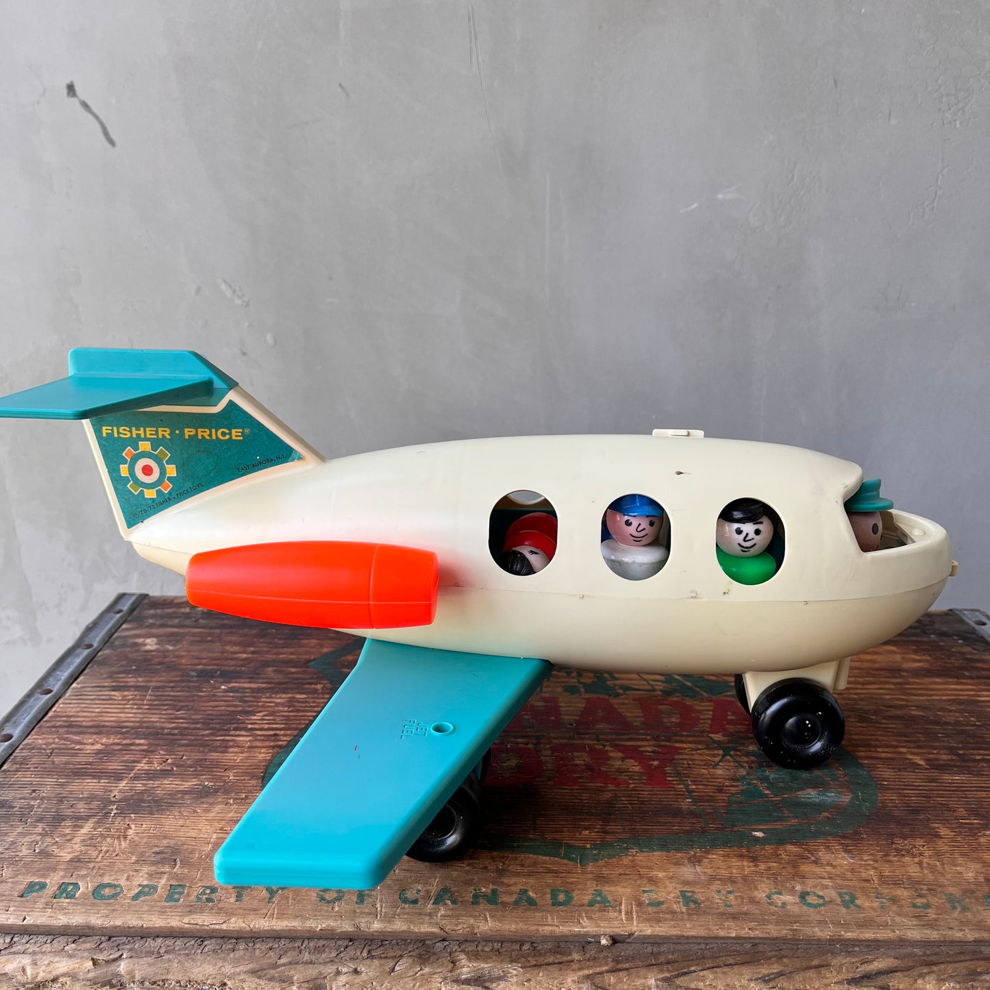 【1970s USA vintage】FISHER PRICE AIRPLANE TOY