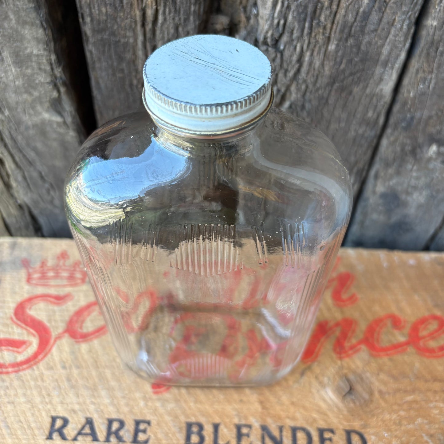 【1920s-1940s USA vintage】Owens-Illinois Duraglas Glass Bottle