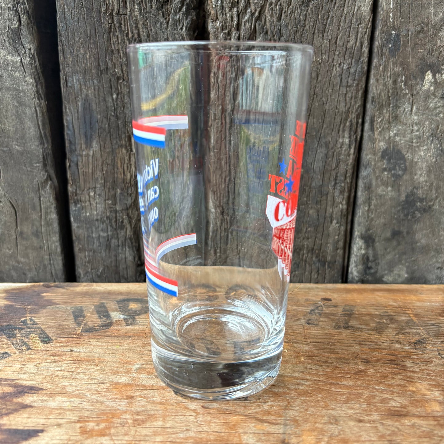 【1980s USA vintage】7up LIKE COLA glass