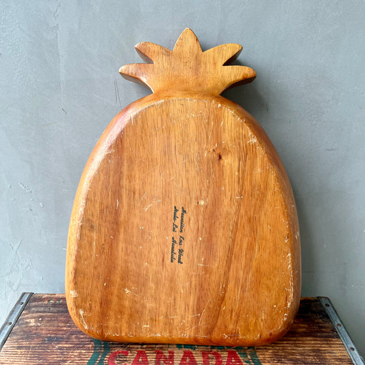 【USA vintage】Pineapple Wooden Tray