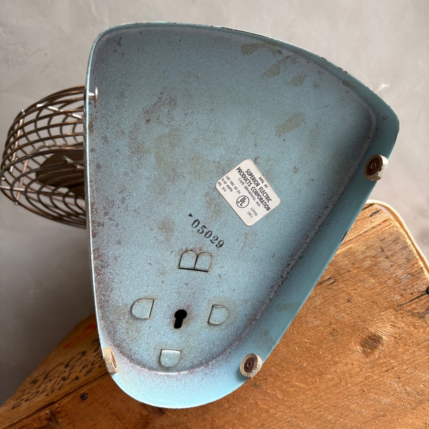 【1950s-1960s USA vintage】Superior Electric Desk Fan