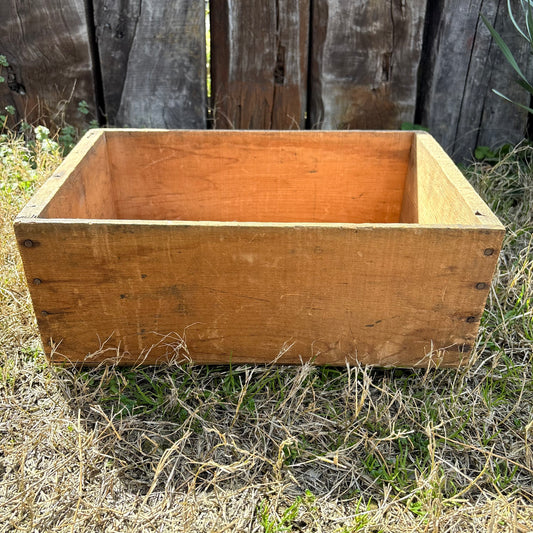 【USA vintage】Argo BRAND California Prunes Wooden Crate