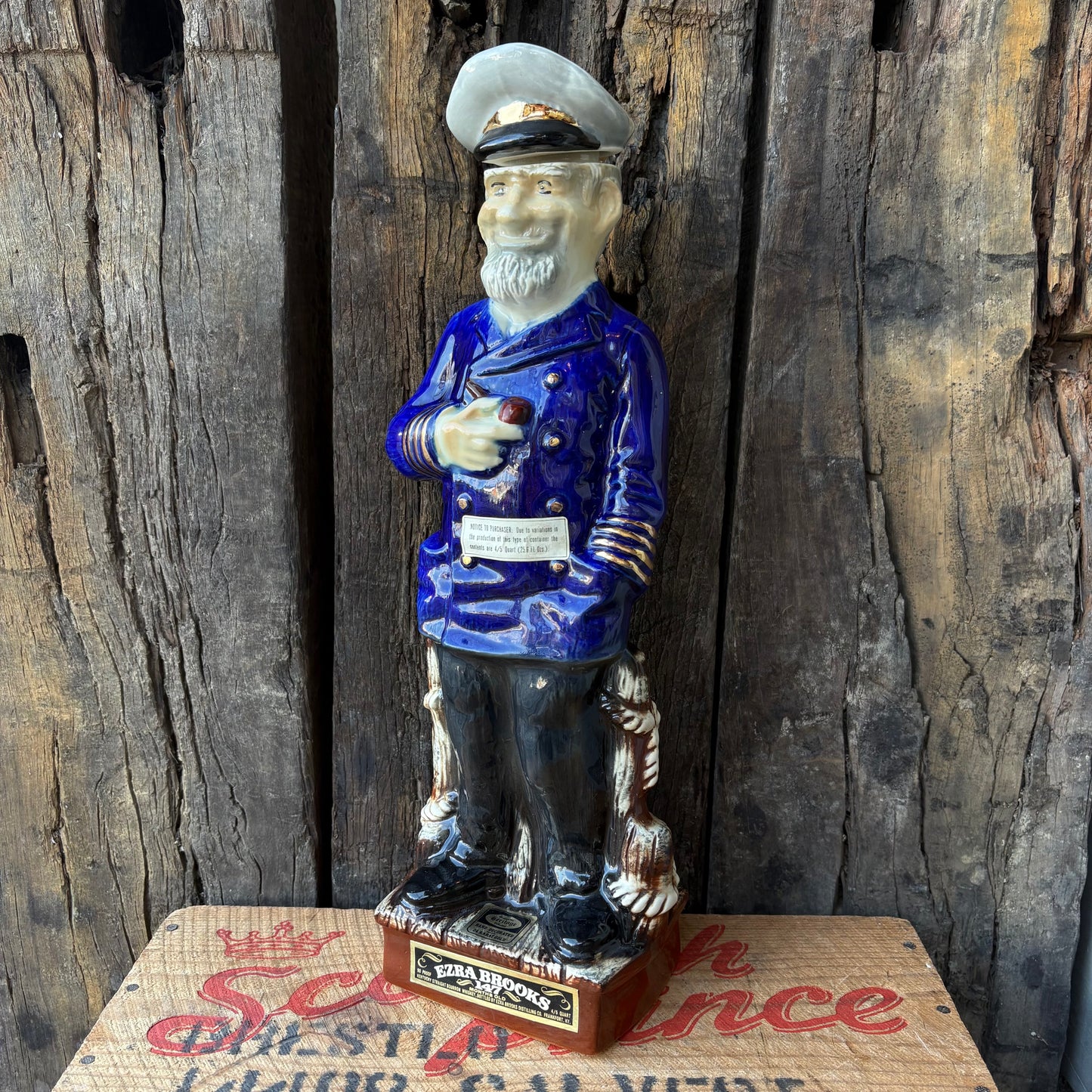 【1971 vintage】EZRA BROOKS “SEA CAPTAIN” Decanter
