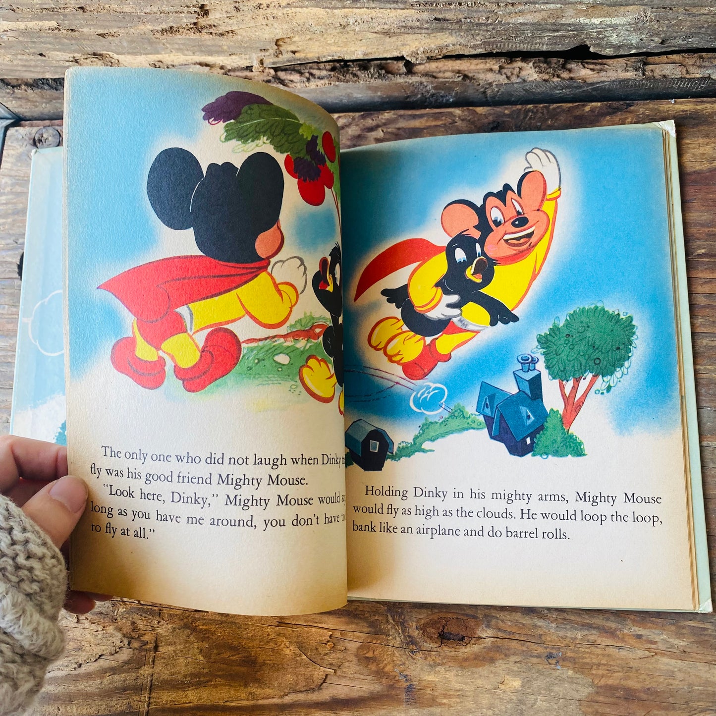 【1953 vintage】MIGHTY MOUSE picture book