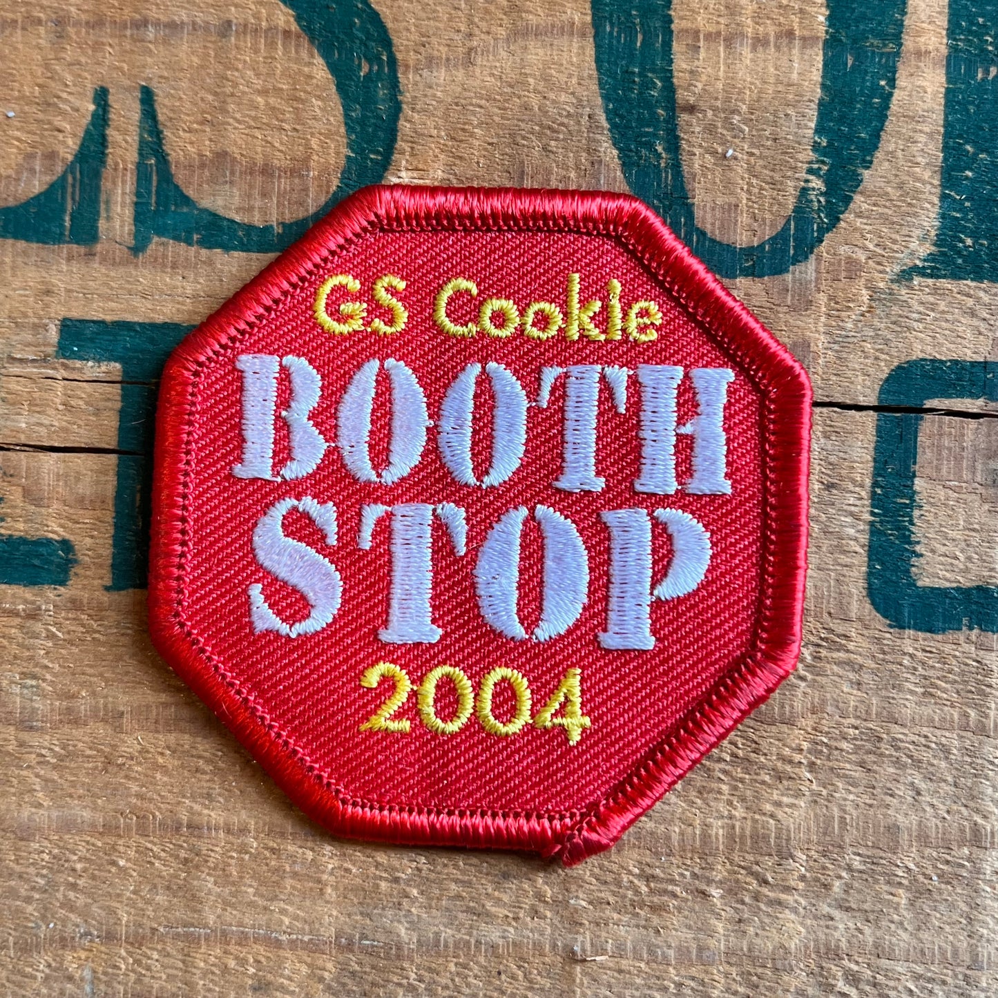 【USA vintage】ワッペン　BOOTH STOP ガールスカウト