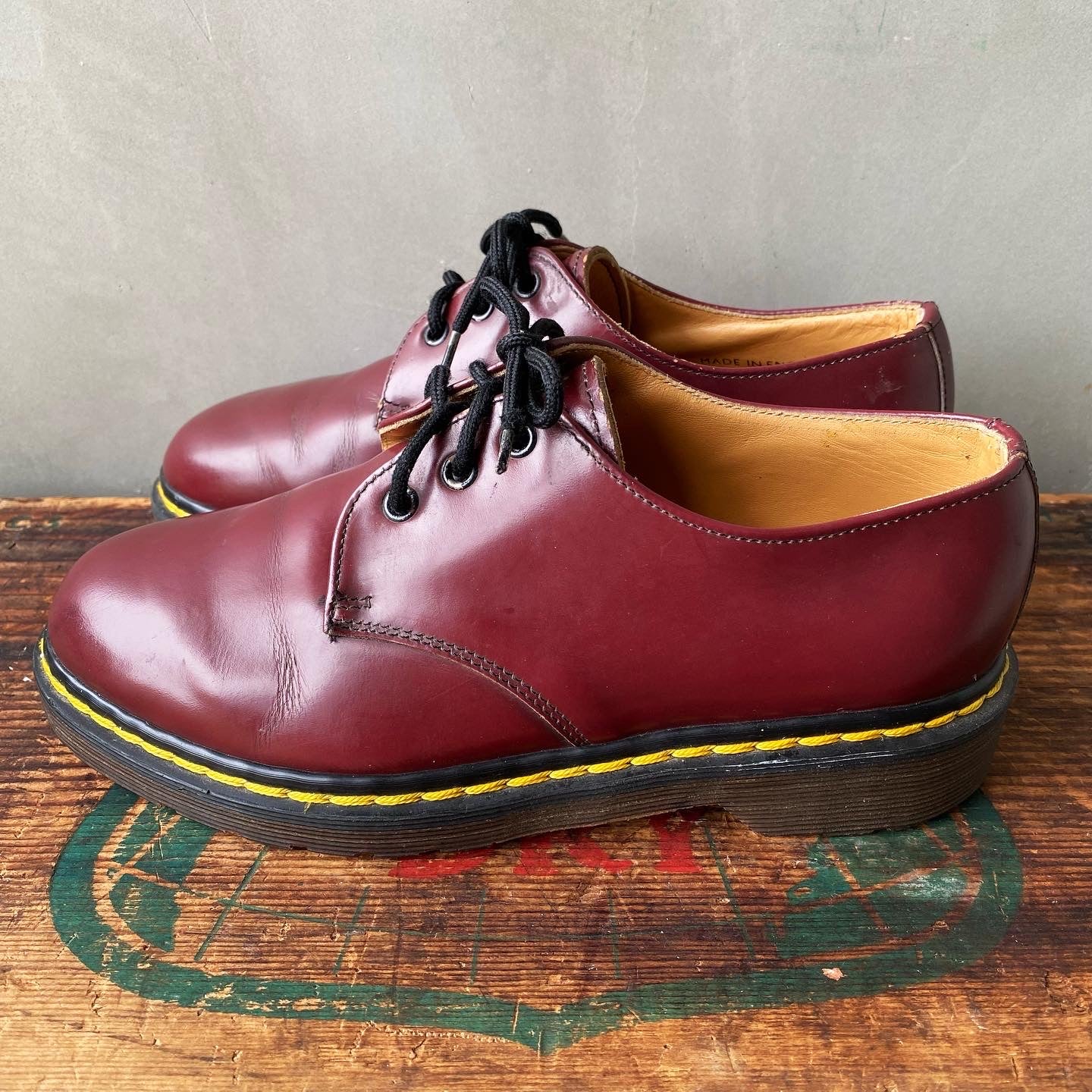 【England vintage】Dr.Martens 3hole shoes