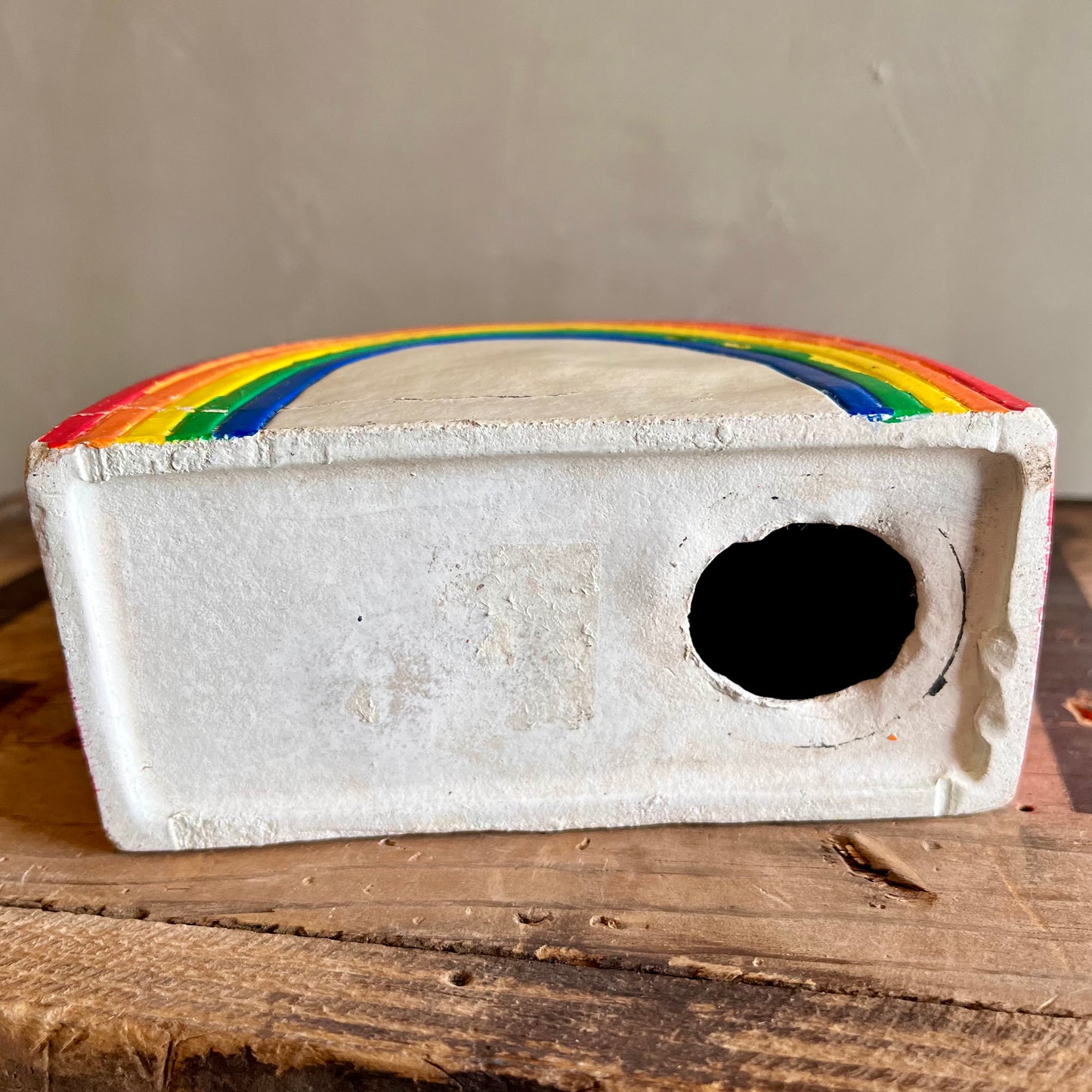 【70s vintage】Snoopy sleeping on the rainbow 
Coin bank