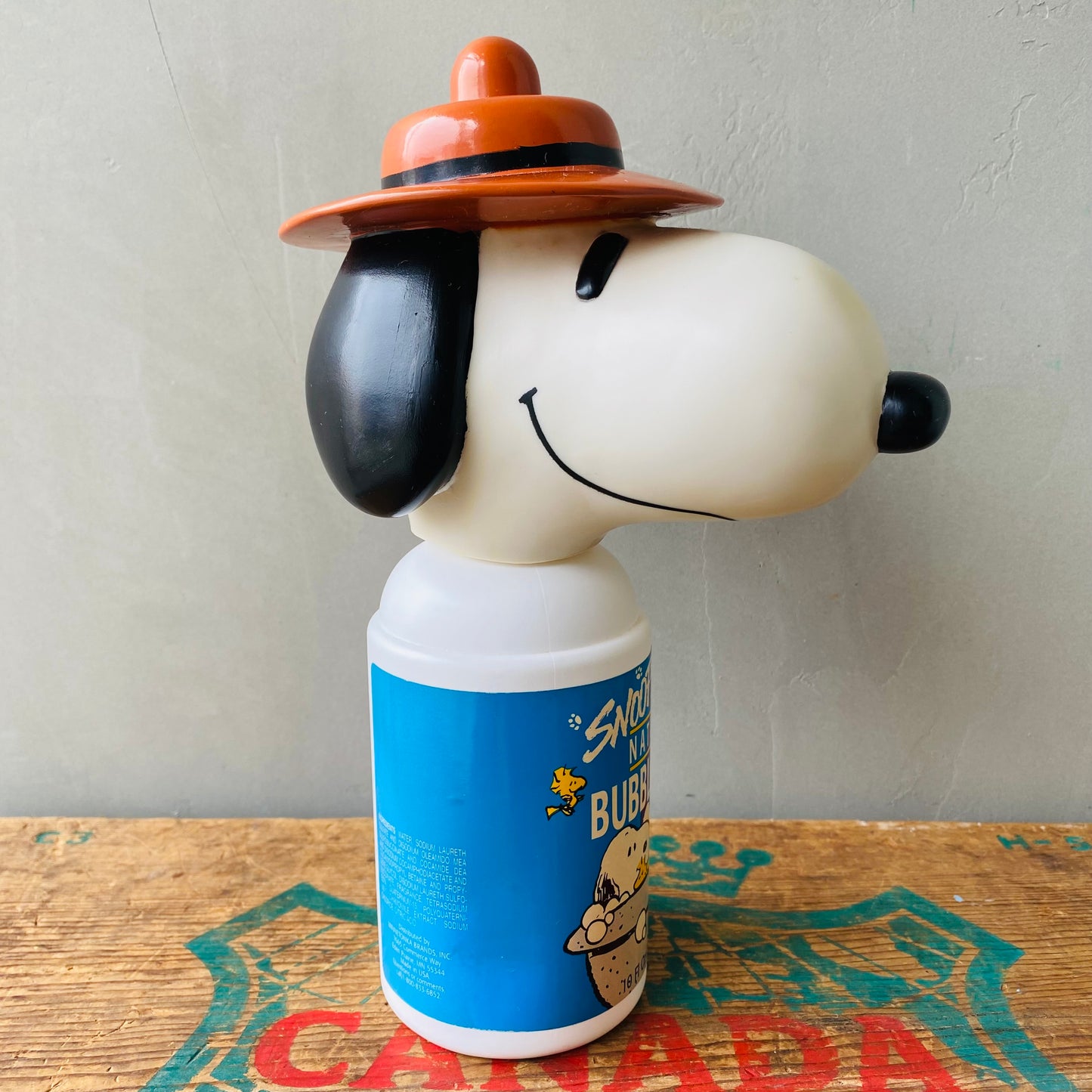 【USA vintage】SNOOPY BUBBLE BATH BOTTLE ①