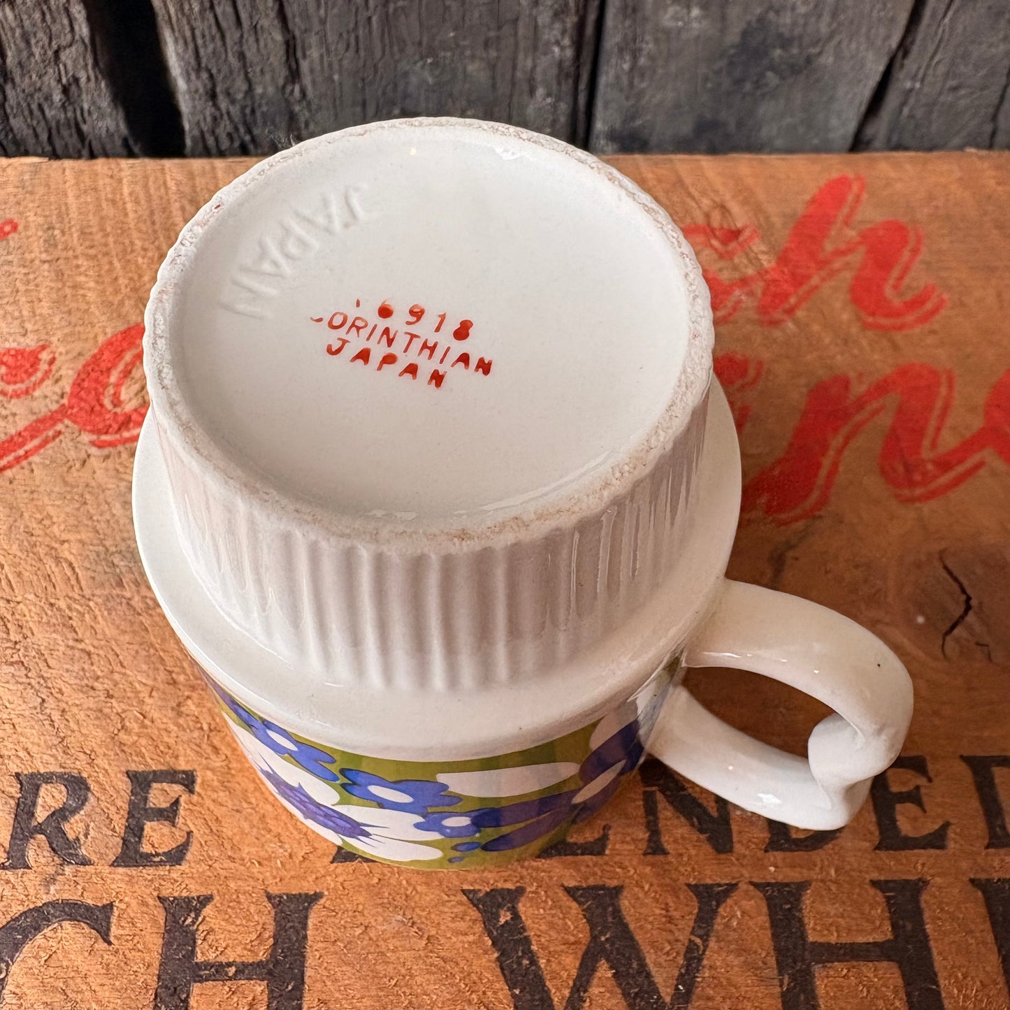 【1970s JAPAN vintage】stacking mugcup