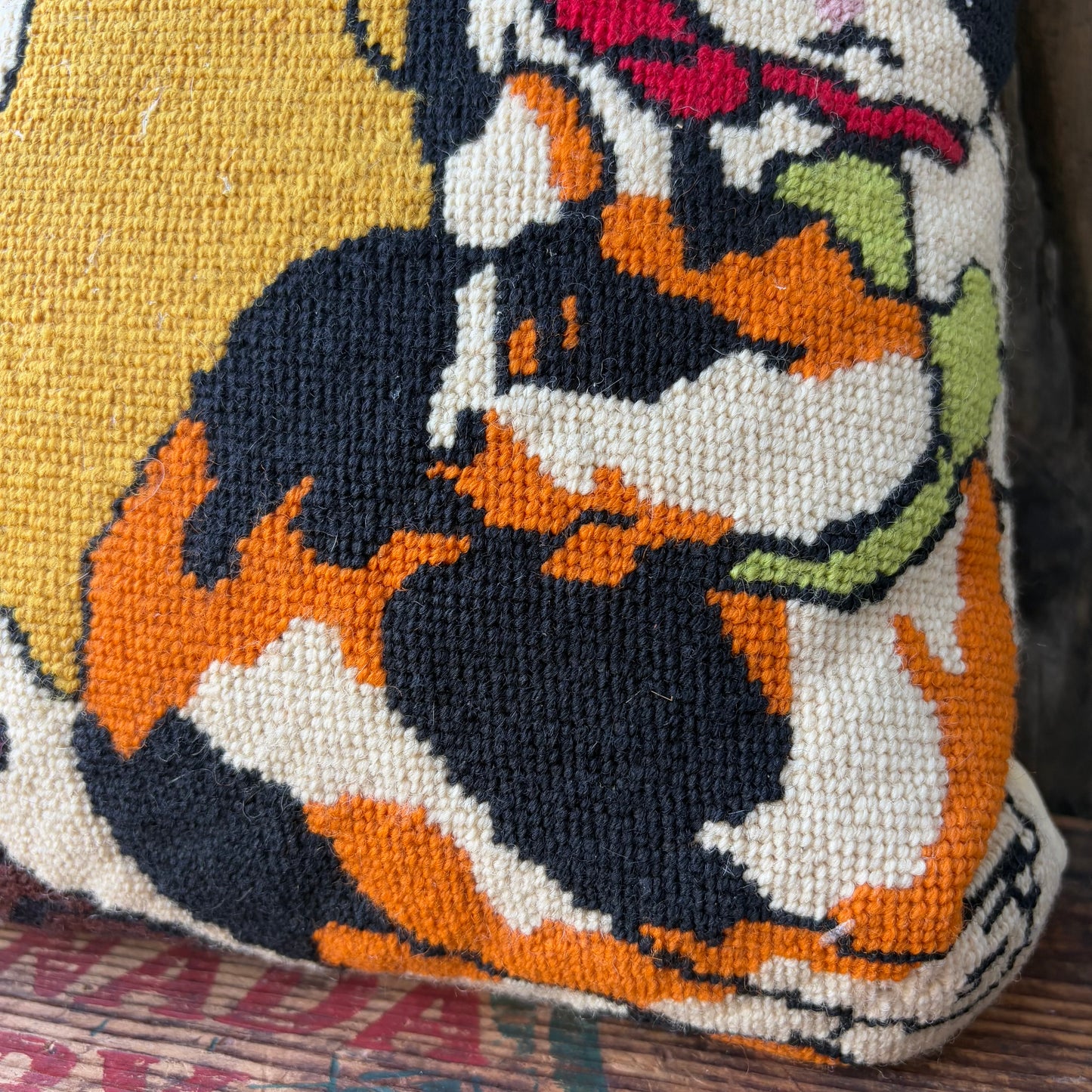 【USA vintage】 cushion CAT