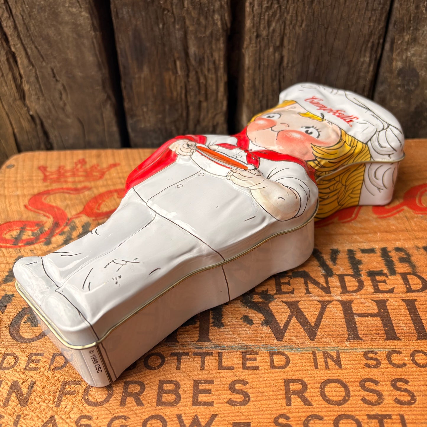 【1998 USA】 Campbell’s Soup Kids Chef Tin Container