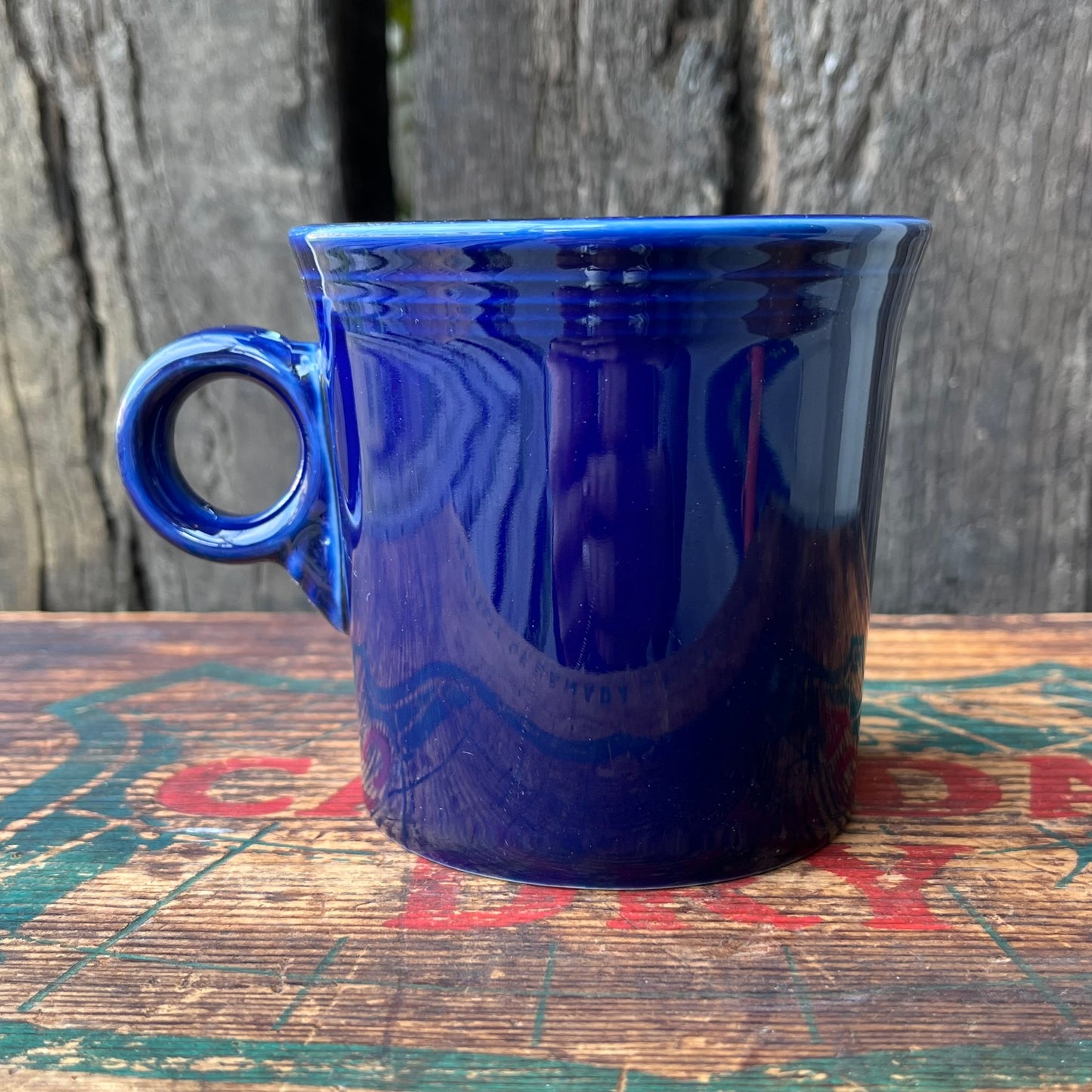 【USA vintage】Fiesta Mug Cup navy