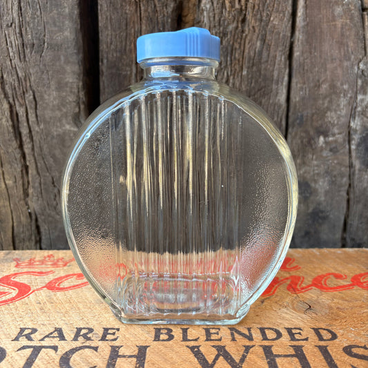 【USA vintage】Flat Glass Bottle