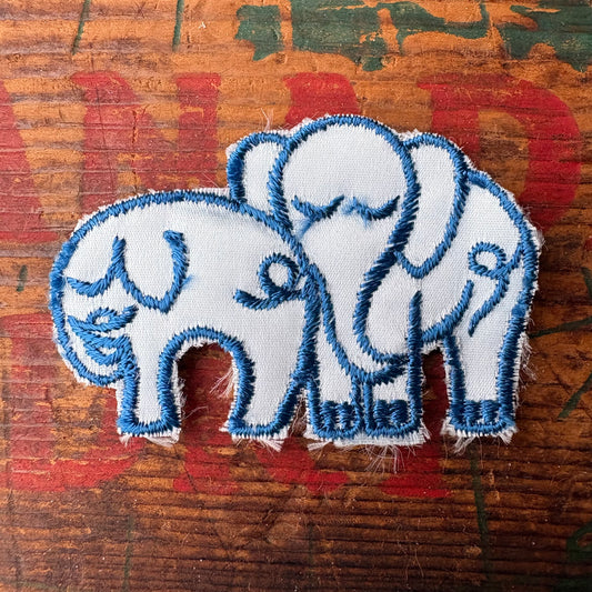 【1970s USA vintage】Wappen elephant