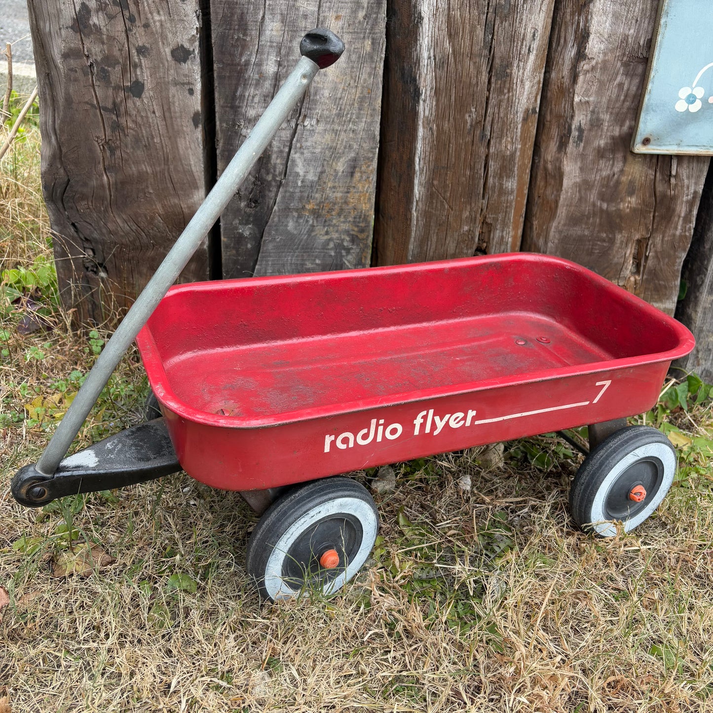 【1950s? USA vintage】radio flyer wagon